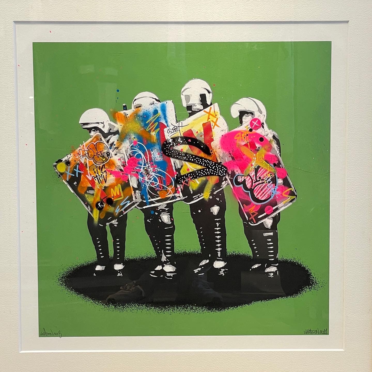 画像をギャラリービューアに読み込む, MARTIN WHATSON / Hand FInished LOVE COPS (GREEN)