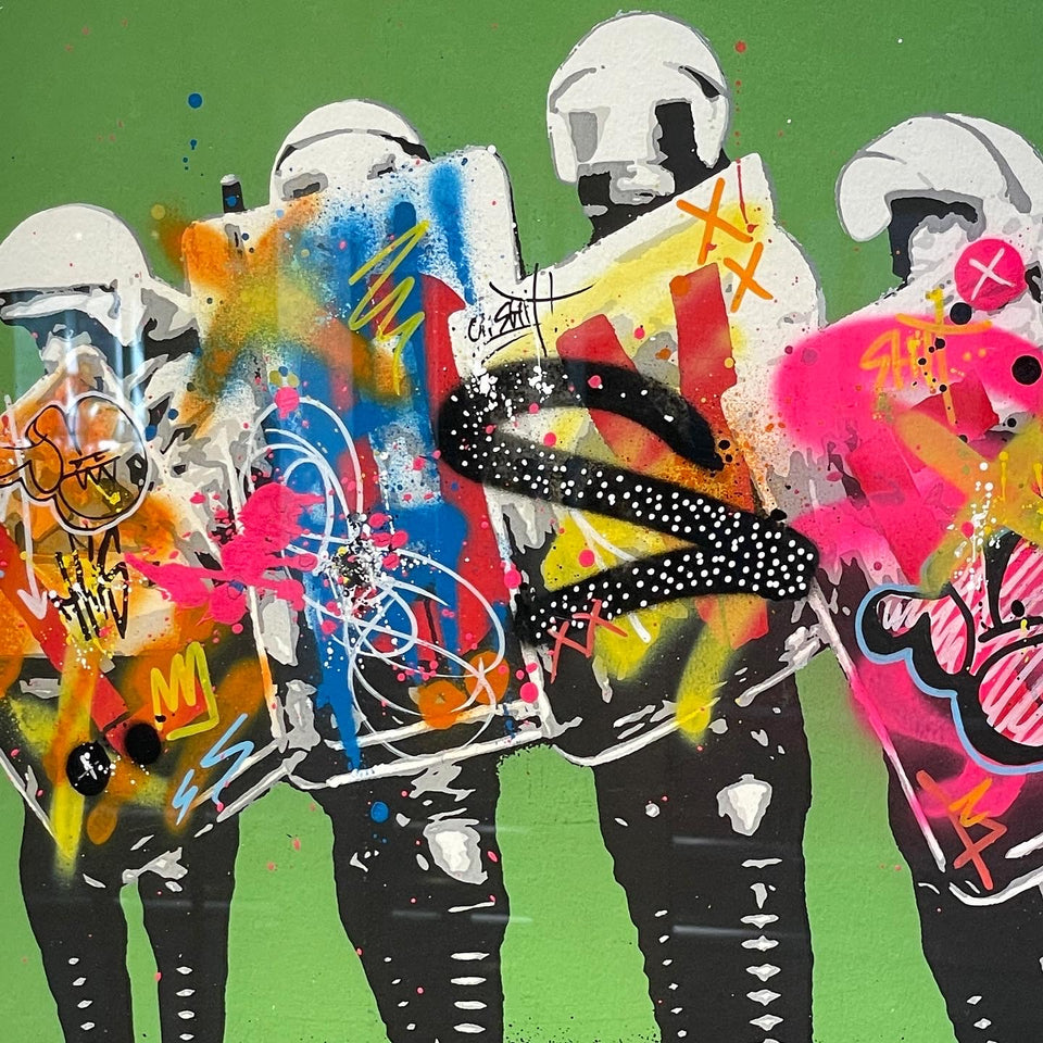 画像をギャラリービューアに読み込む, MARTIN WHATSON / Hand FInished LOVE COPS (GREEN)