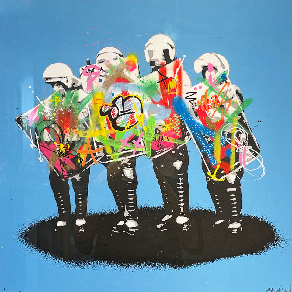 画像をギャラリービューアに読み込む, MARTIN WHATSON / Hand FInished LOVE COPS (BLUE)