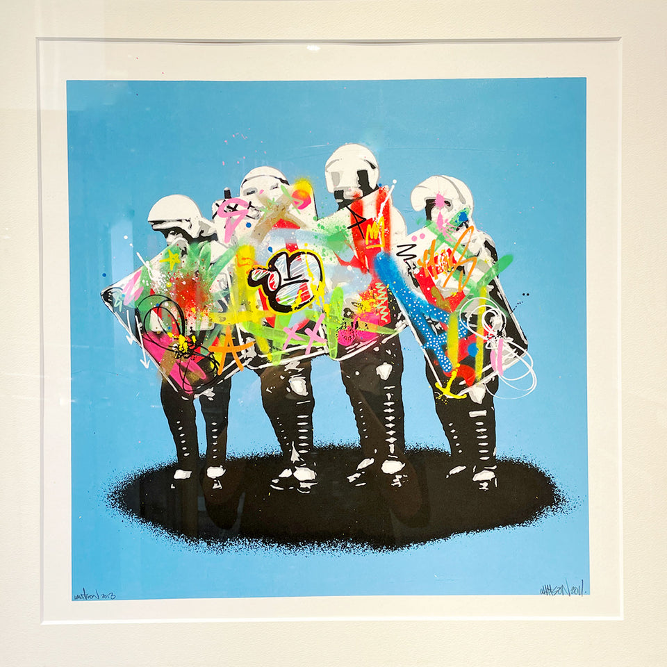画像をギャラリービューアに読み込む, MARTIN WHATSON / Hand FInished LOVE COPS (BLUE)