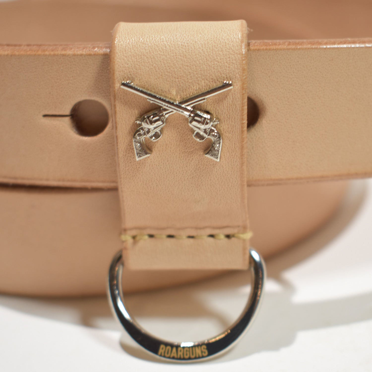 画像をギャラリービューアに読み込む, CROSSGUN COWLEATHER BELT / BEIGE