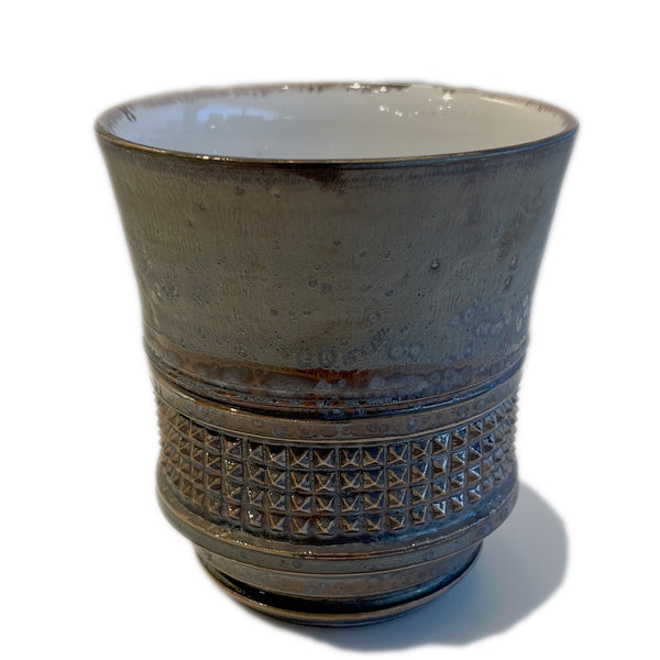 SHIRO HAMANAKA CERAMIC CUP LEOPARD STUDS SH135