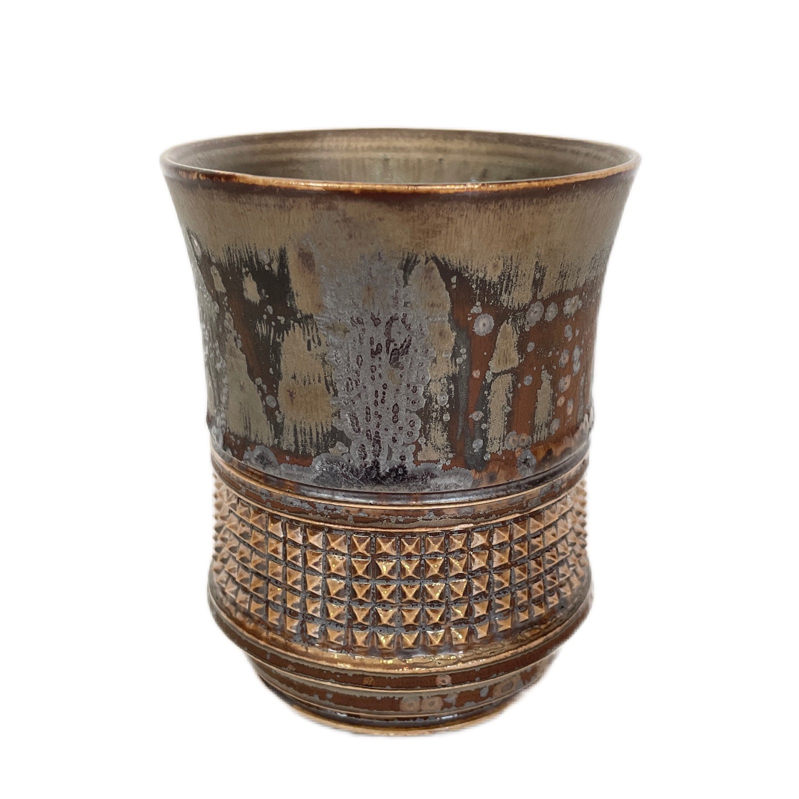 画像をギャラリービューアに読み込む, SHIRO HAMANAKA CERAMIC ROCKS GLASS LEOPARD STUDS SH084