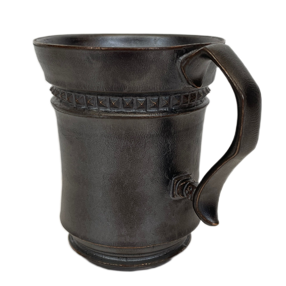 画像をギャラリービューアに読み込む, SHIRO HAMANAKA CERAMIC MUG LEATHER STUDS SHP016