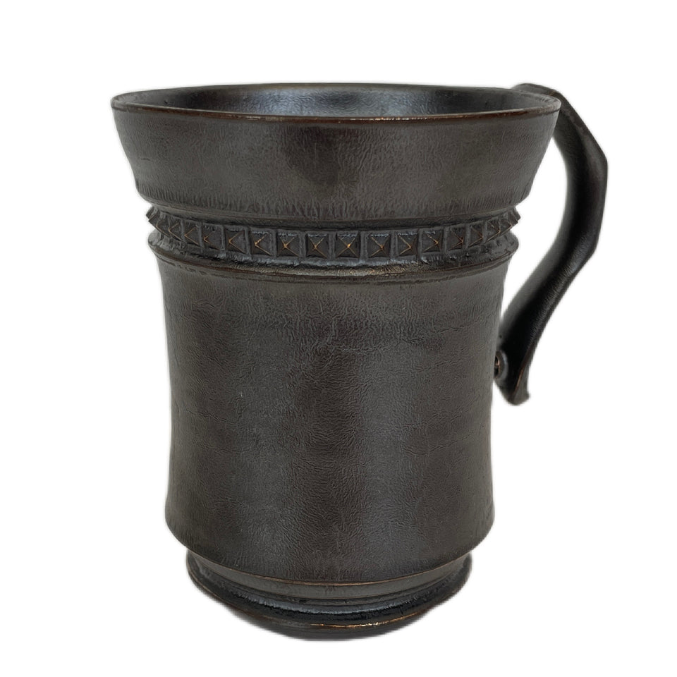 画像をギャラリービューアに読み込む, SHIRO HAMANAKA CERAMIC MUG LEATHER STUDS SHP016