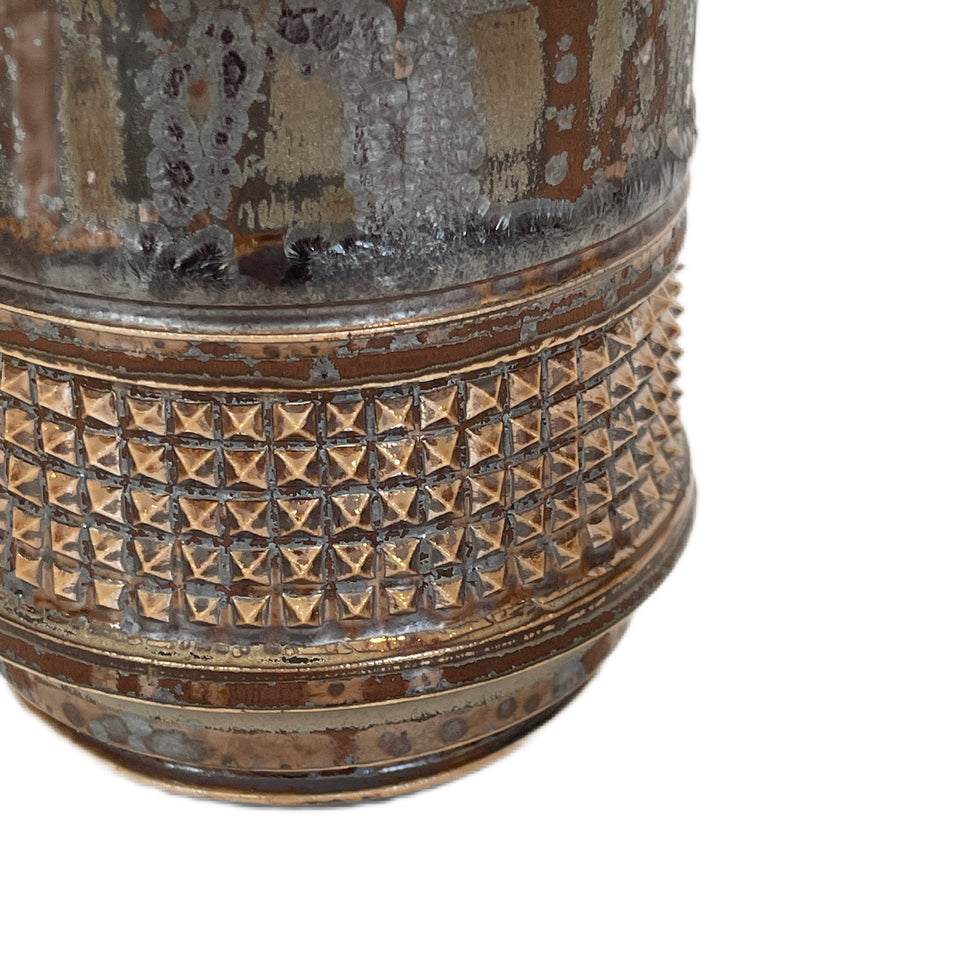 画像をギャラリービューアに読み込む, SHIRO HAMANAKA CERAMIC ROCKS GLASS LEOPARD STUDS SH084