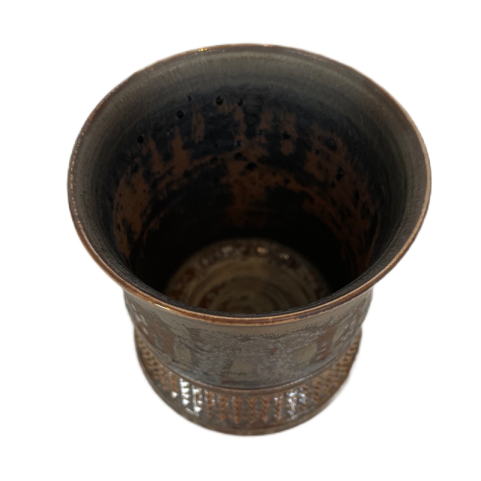 画像をギャラリービューアに読み込む, SHIRO HAMANAKA CERAMIC ROCKS GLASS LEOPARD STUDS SH084