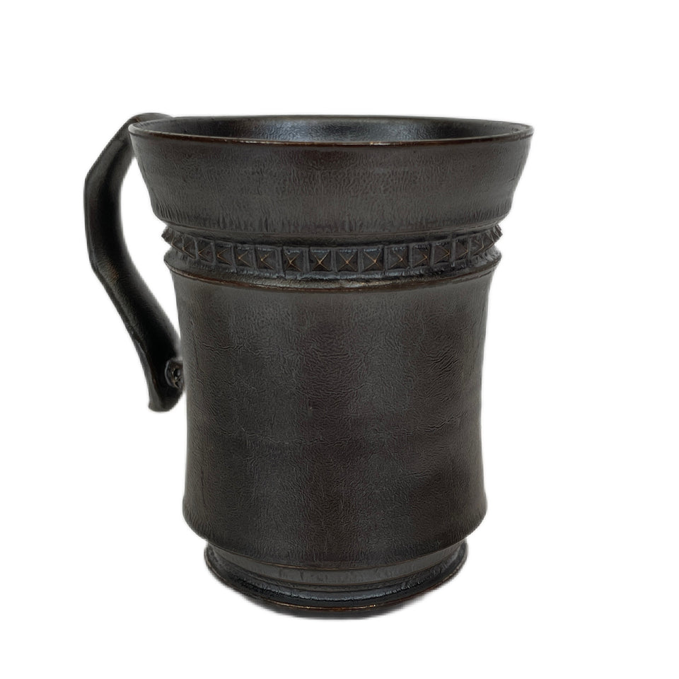 画像をギャラリービューアに読み込む, SHIRO HAMANAKA CERAMIC MUG LEATHER STUDS SHP016