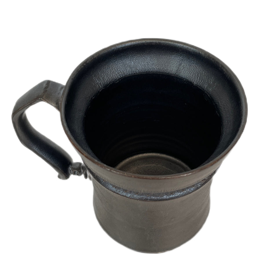 画像をギャラリービューアに読み込む, SHIRO HAMANAKA CERAMIC MUG LEATHER STUDS SHP016